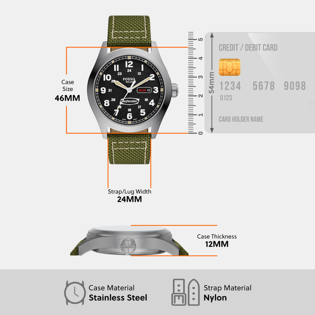 Fossil Stainless Steel Round watch