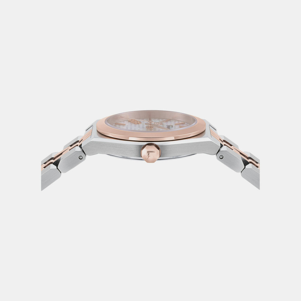 Ferragamo Women Round Mother Of Pearl watch