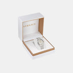 Women Quartz Grey Dial Analog Stainless Steel Watch VE6C00323