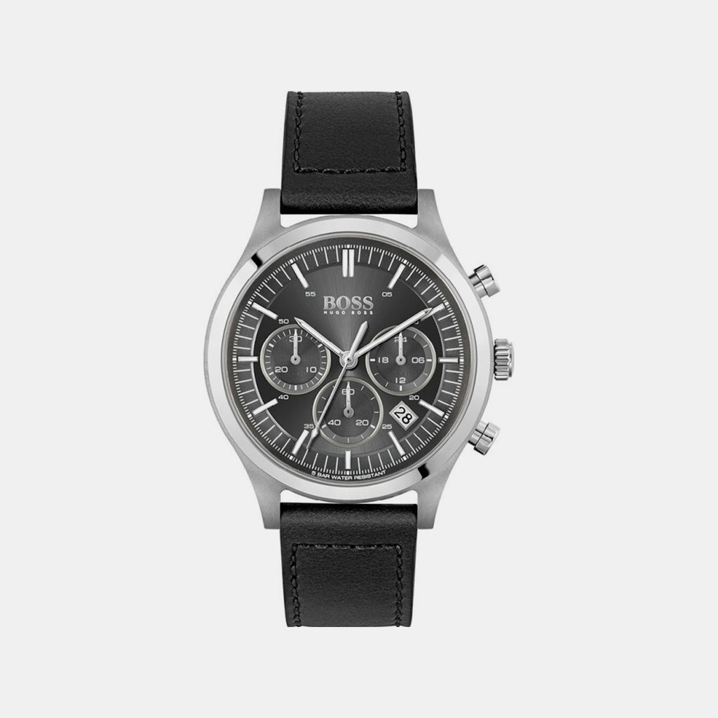 Boss Round Grey Chronograph watch