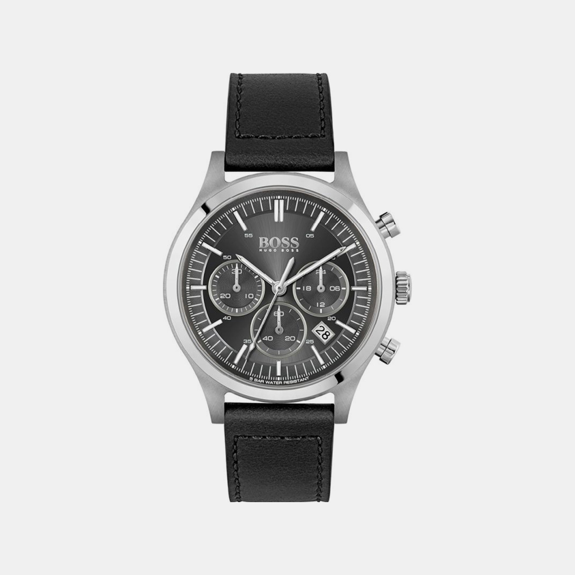Boss Round Grey Chronograph watch