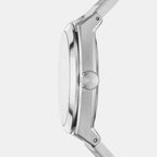 Everett Men Quartz Red Dial Analog Stainless Steel Watch FS5984