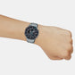Male Black Analog-Digital Stainless Steel Watch EX554