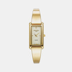 Female Gold Analog Brass Watch 866845 48 35 20