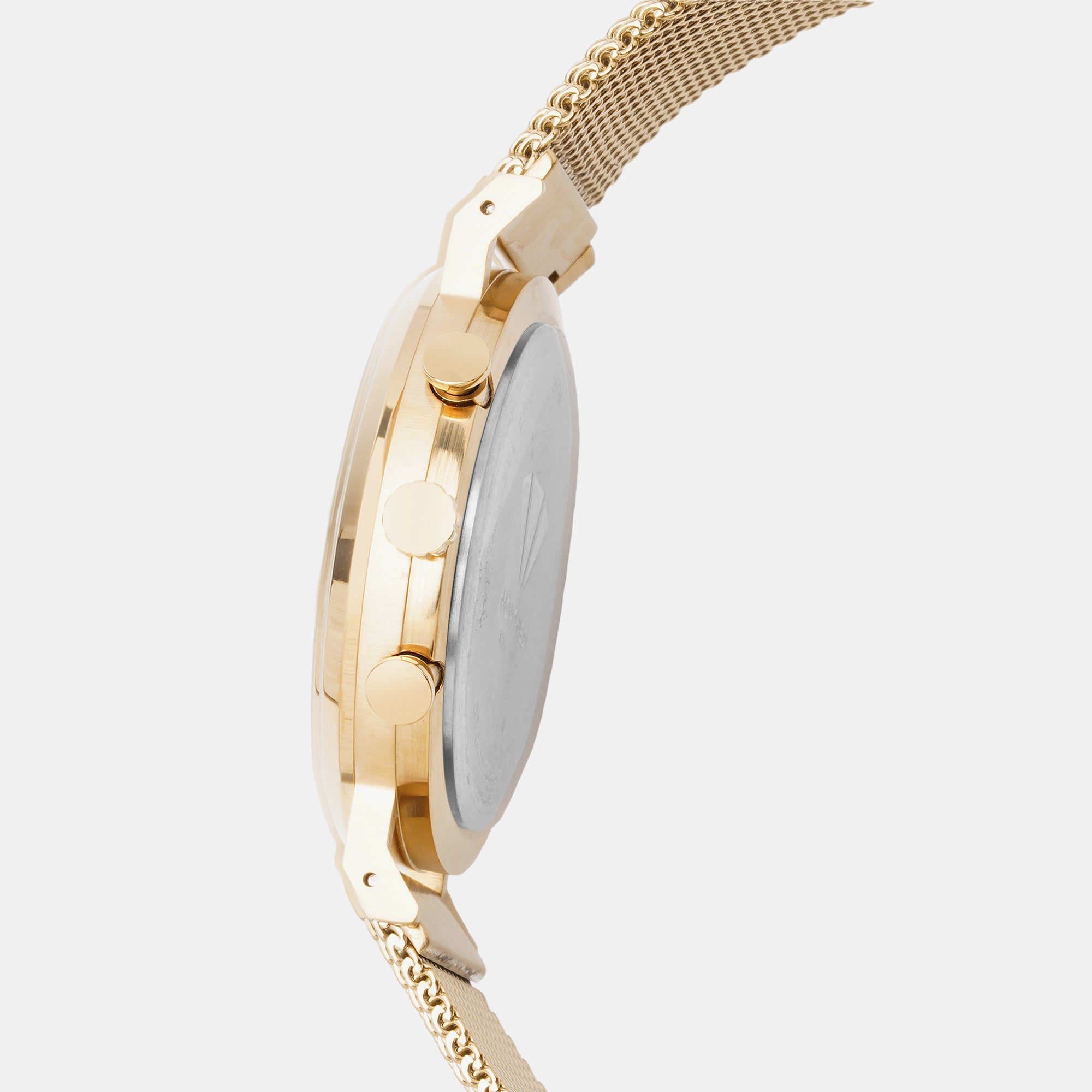 Mont Neo Men Round Gold watch