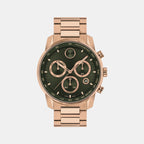 Movado Round Green Chronograph watch