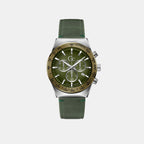 GC Round Green Chronograph watch