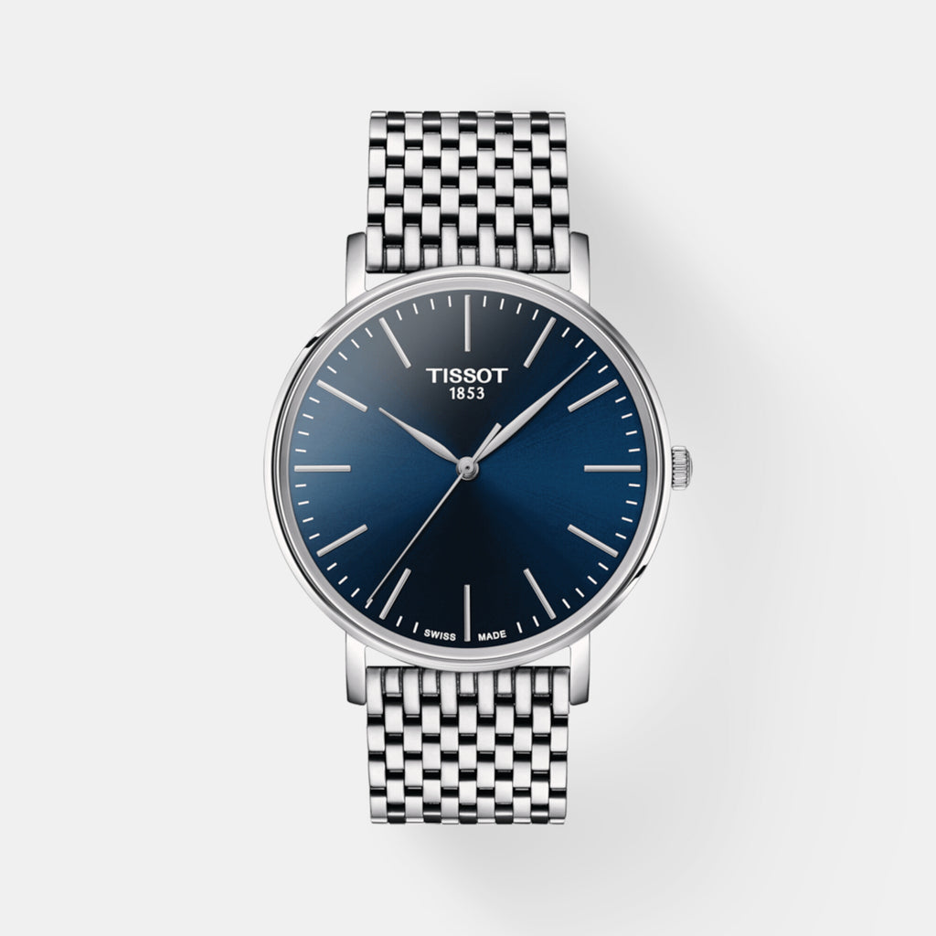 Tissot Round Blue Analog watch