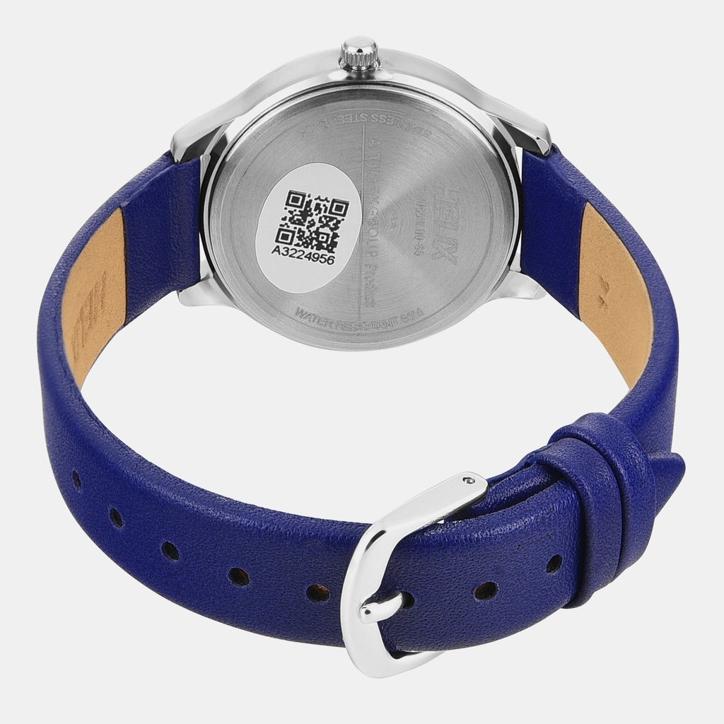 Helix Leather Blue watch