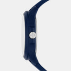Armani Exchange Men Round Blue watch