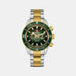 Male Green Automatic Stainless Steel Chronograph Watch R32151318