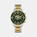 Rado Round Green Chronograph watch