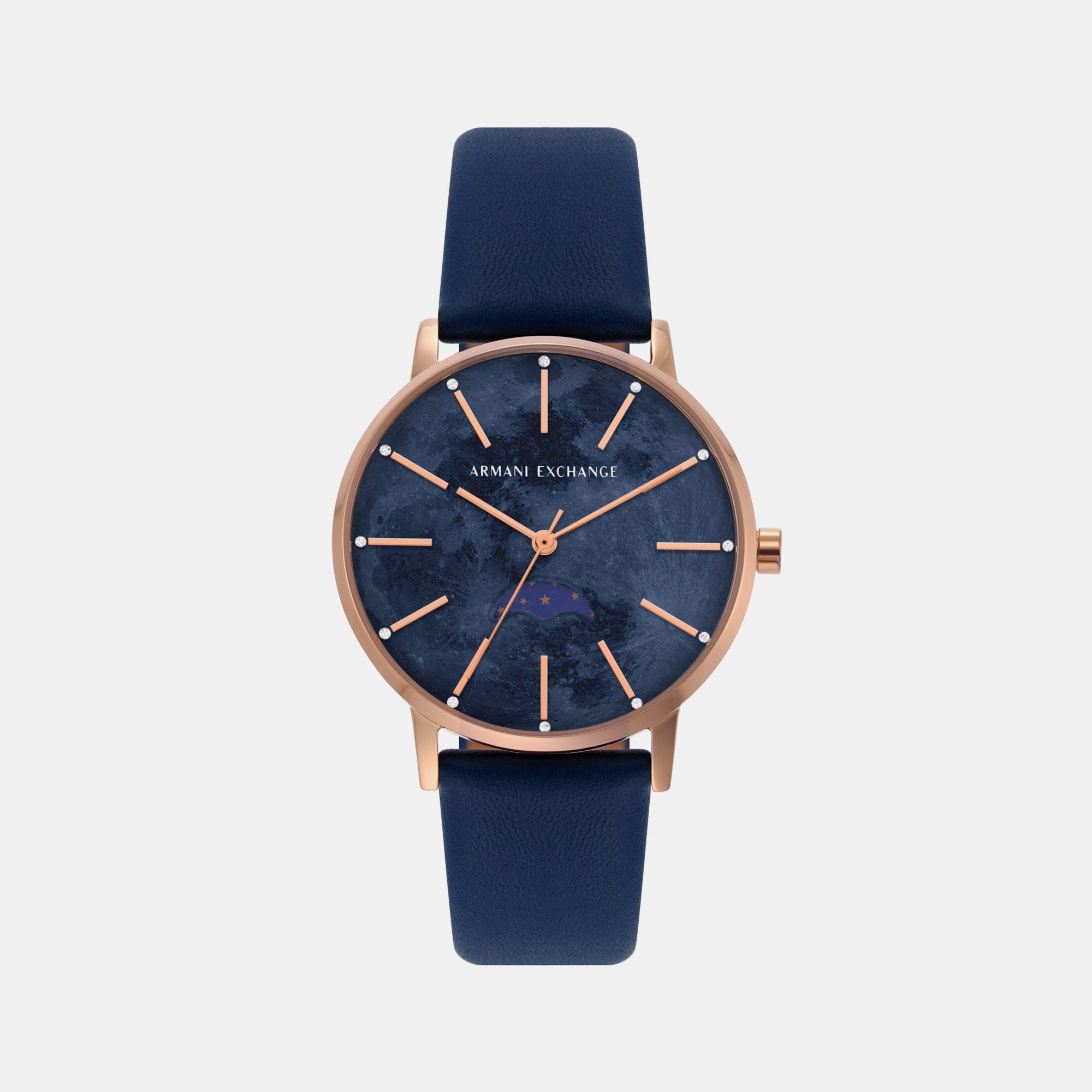 Armani Exchange Round Rose Gold Analog watch