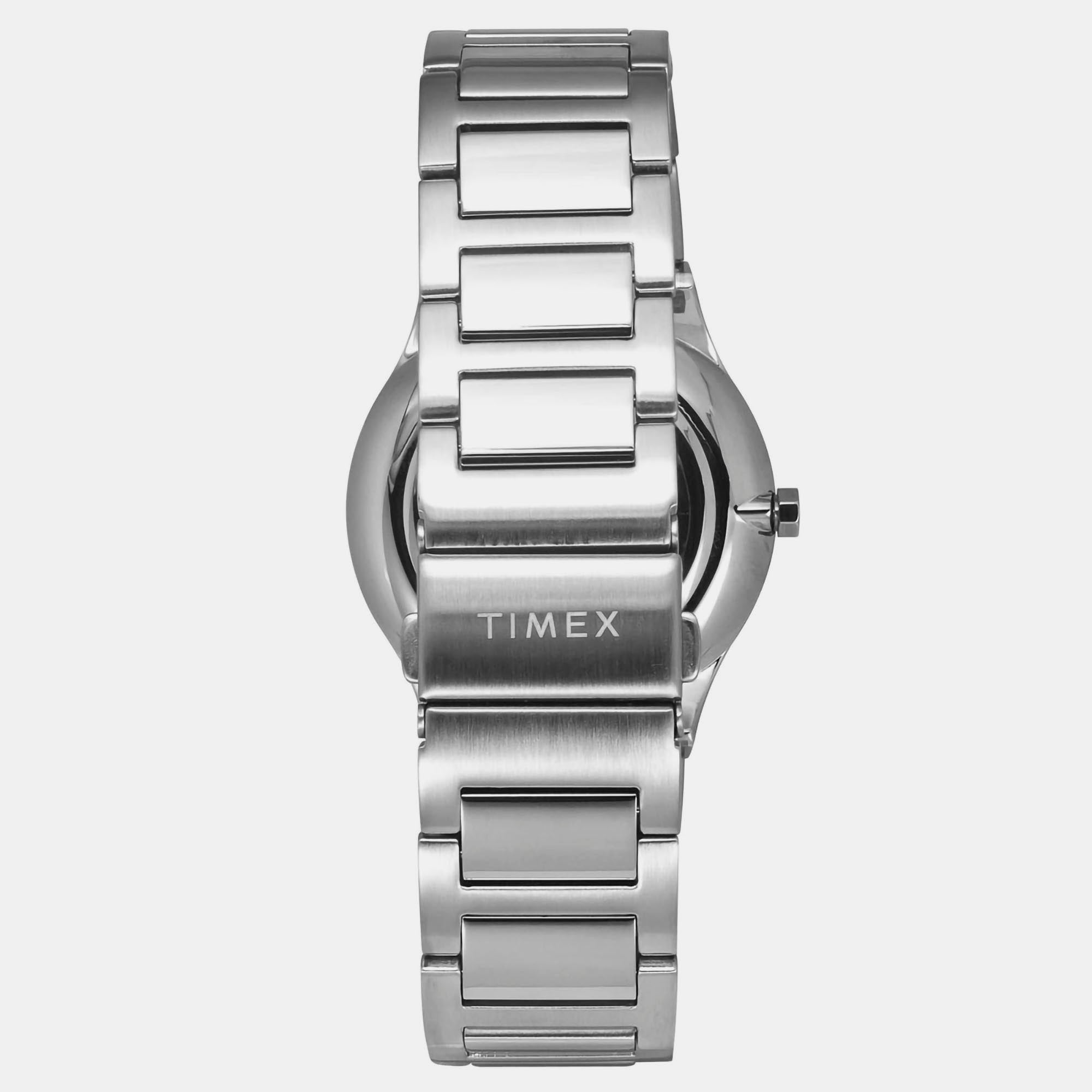 Timex Men Round White watch