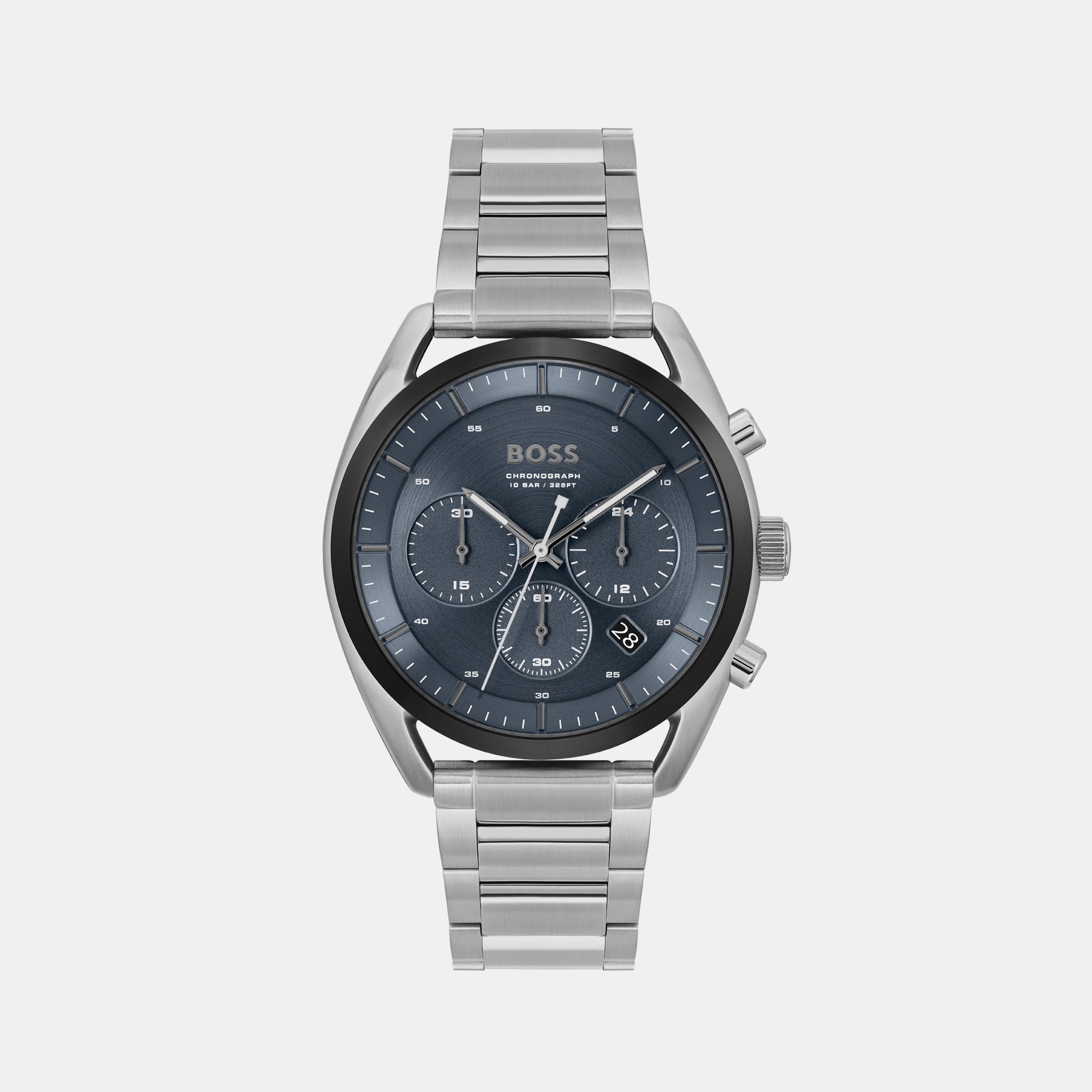 Boss Round Blue Chronograph watch
