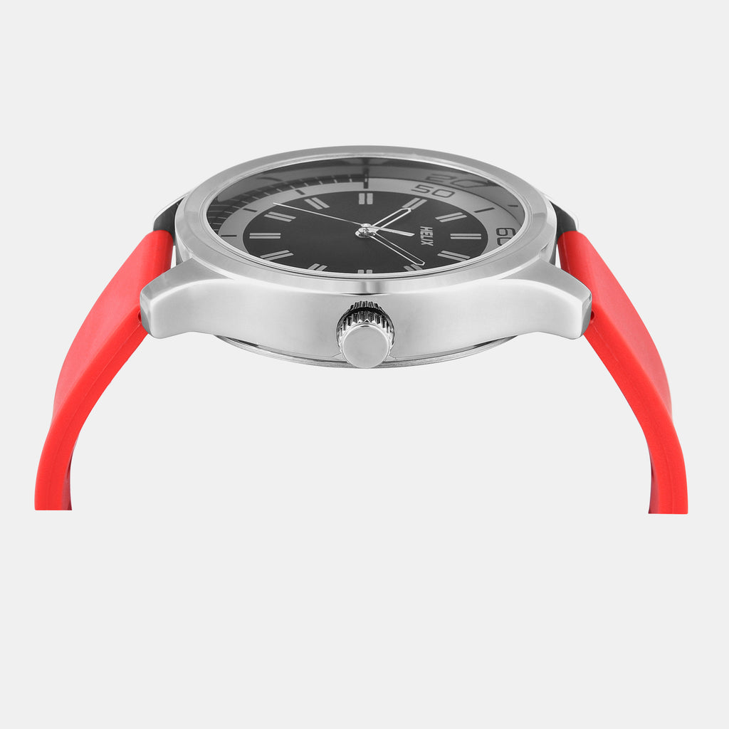 Helix Stainless Steel Round watch