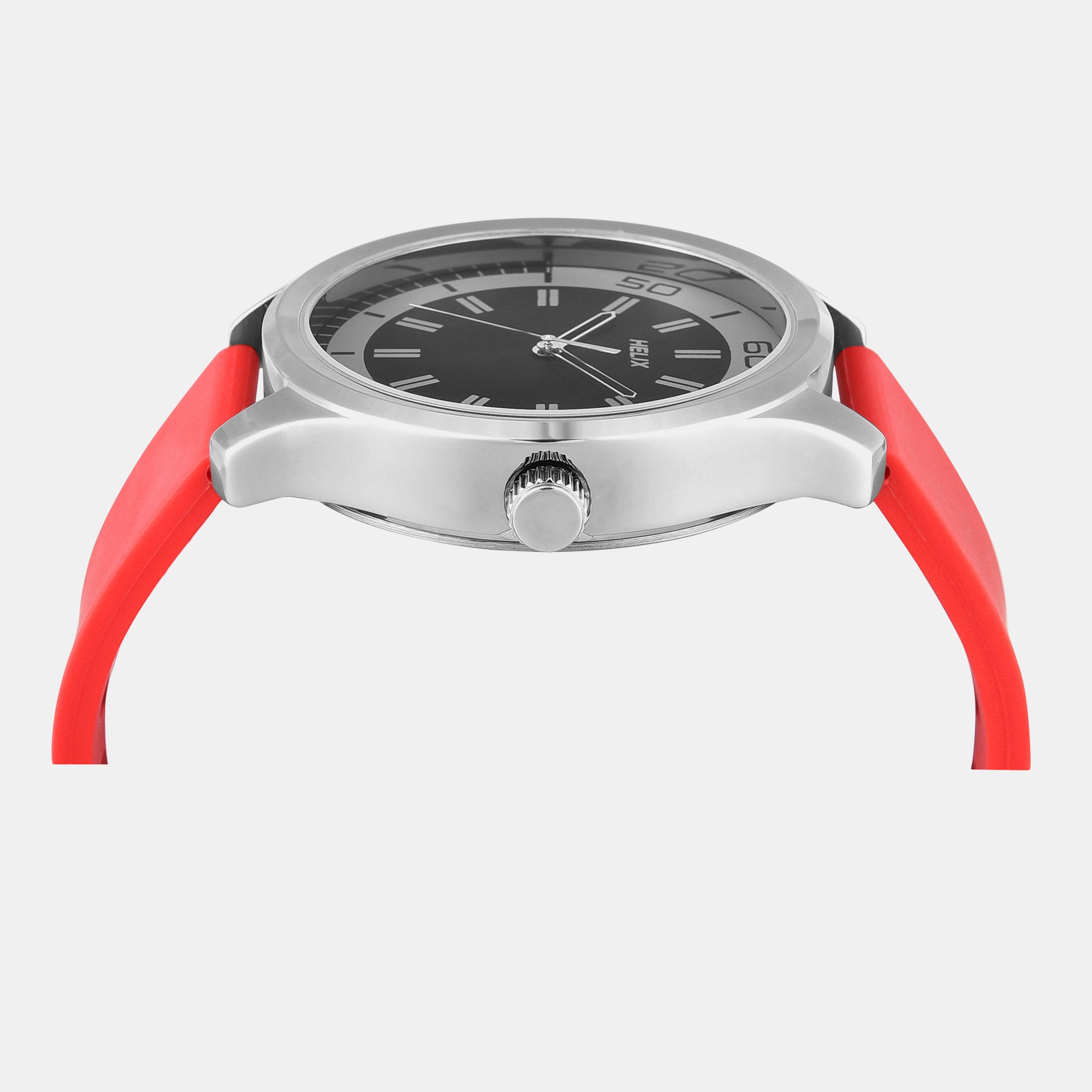 Helix Stainless Steel Round watch