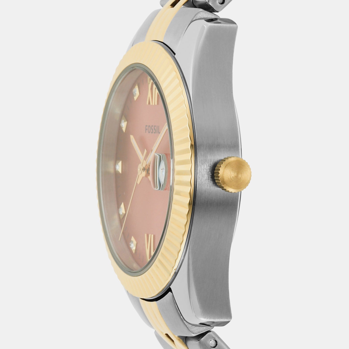 Women's Scarlette Three-Hand Date Two-Tone Stainless Steel Watch ES5173
