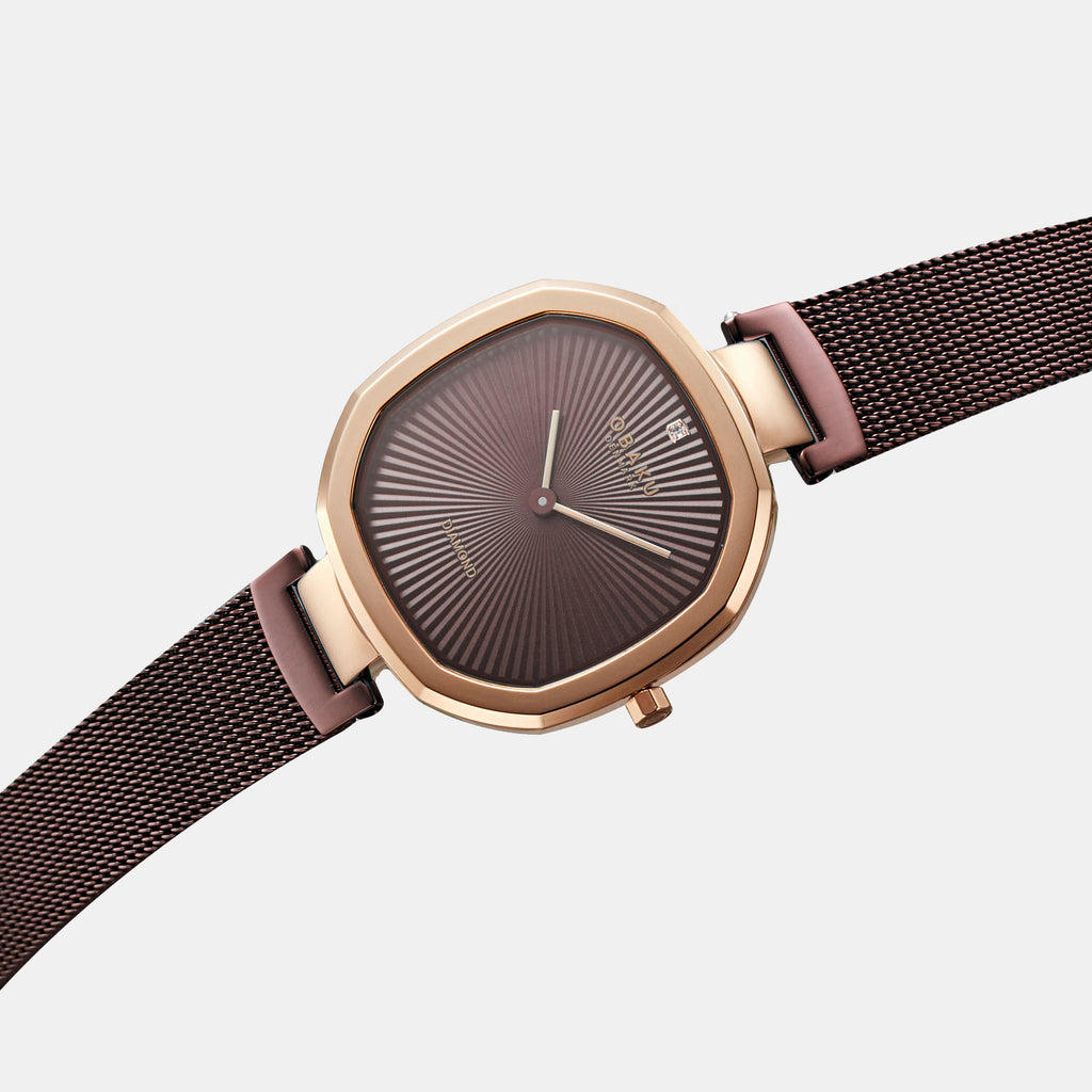 Obaku 39 mm Octagon Quartz watch