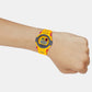 Male Yellow Digital Resin Watch G1344
