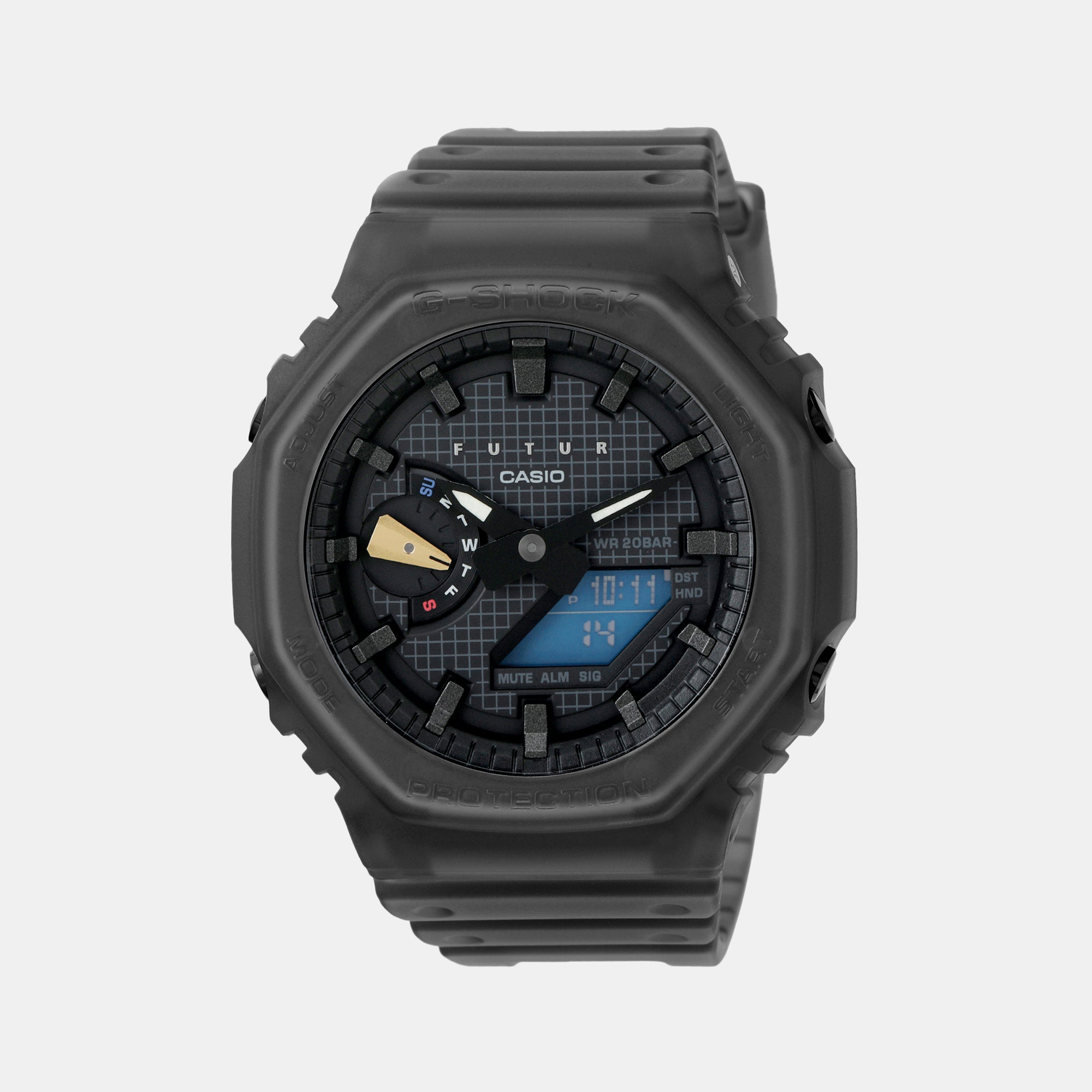 Casio Octagon Black Analog-Digital watch