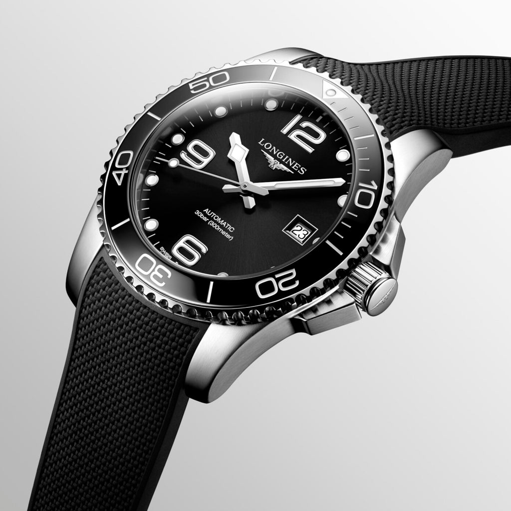 Longines Men Round Black watch