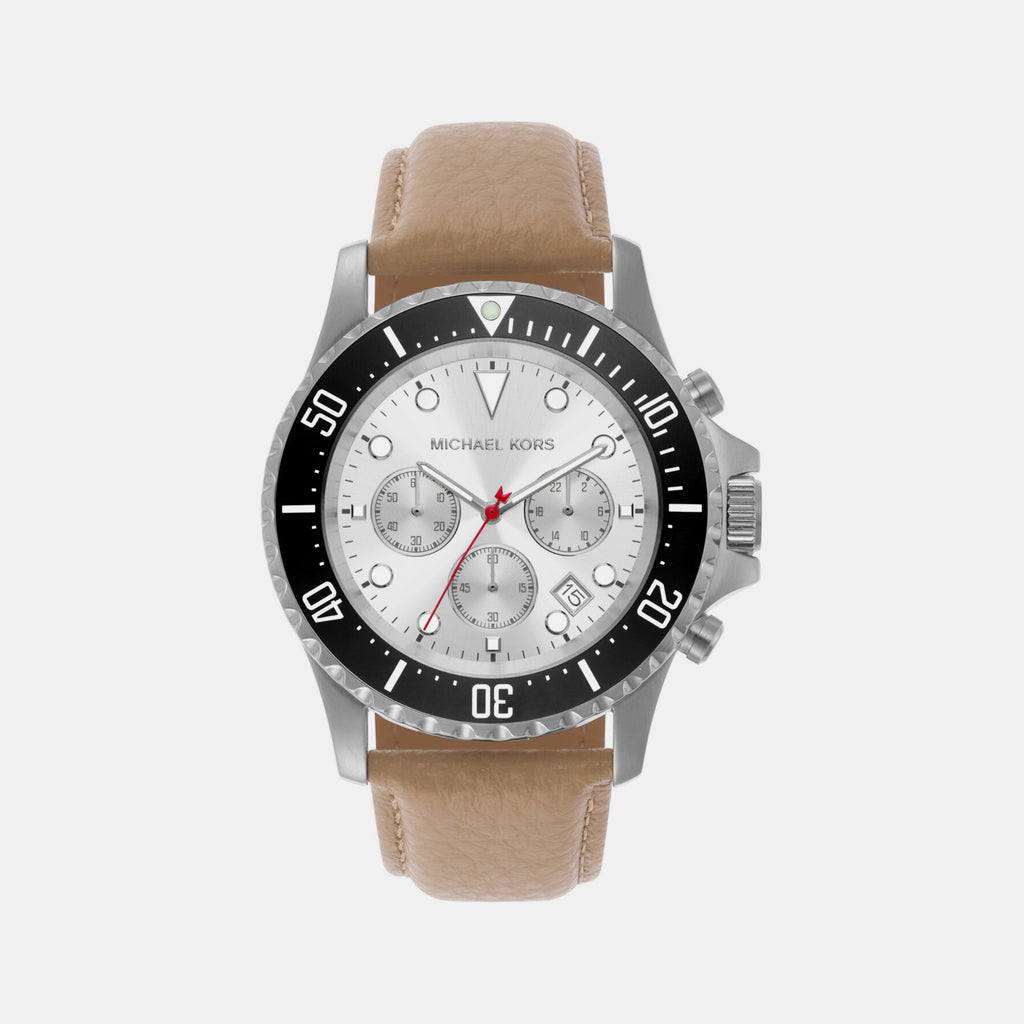 Michael Kors Round White Chronograph watch