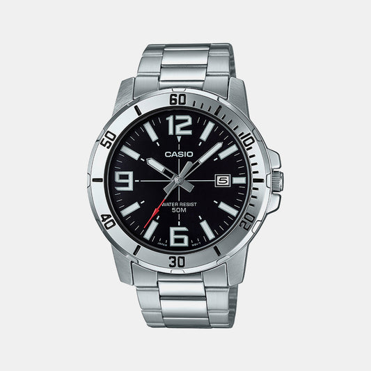 Enticer Black Male Analog Stainless Steel Watch A1361