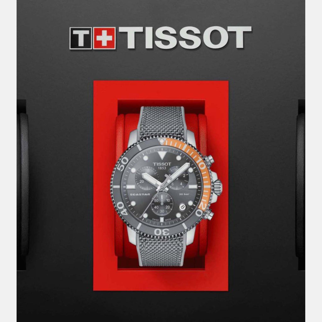Tissot Silicone Grey watch