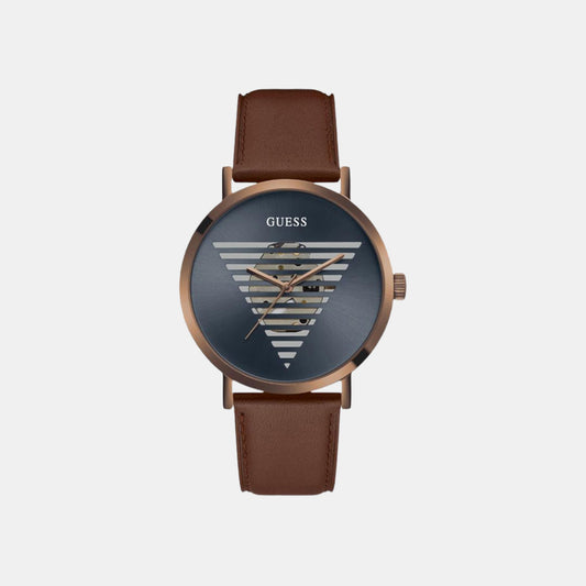 Male Analog Leather Watch GW0503G4
