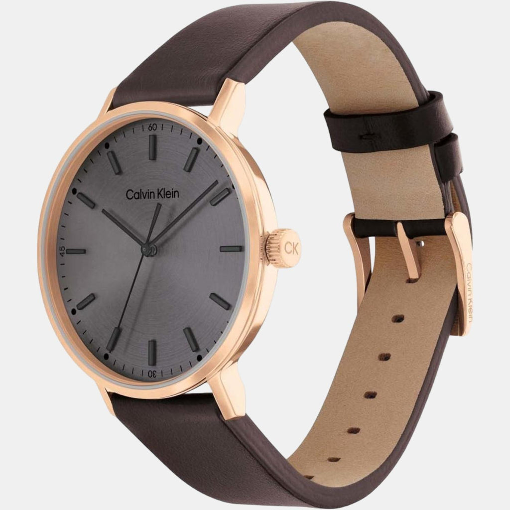 Calvin Klein Men Round Grey watch