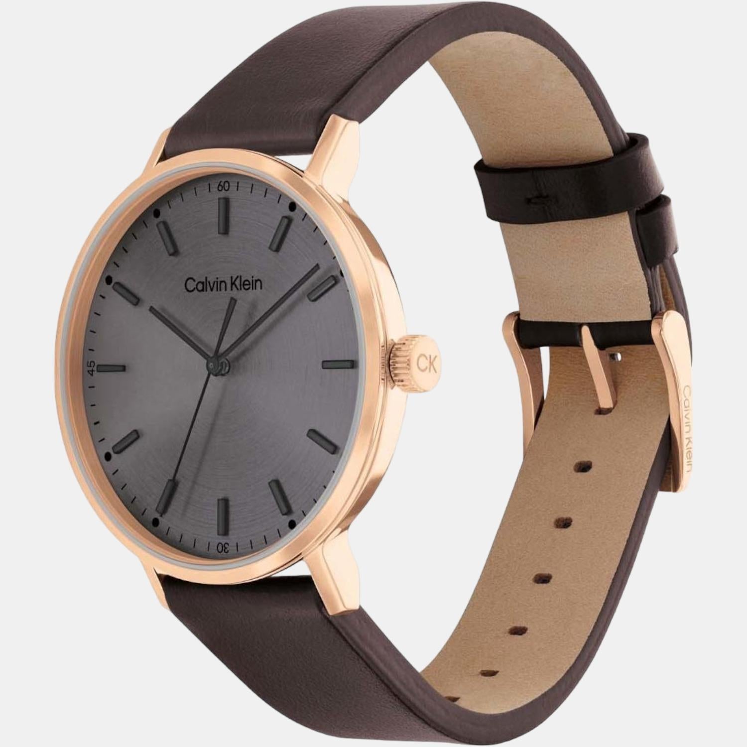 Calvin Klein Men Round Grey watch