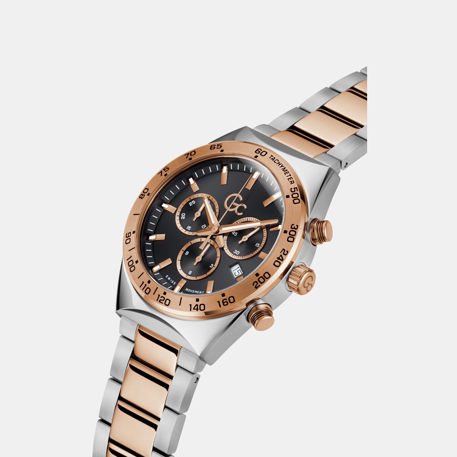 GC Stainless Steel Round watch