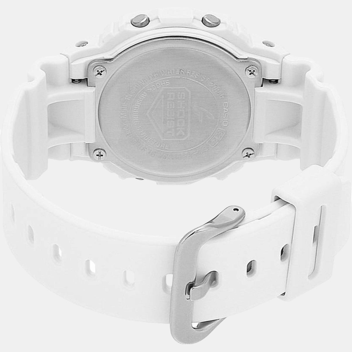 G-Shock Men Quartz Silver Dial Digital Resin Watch G844