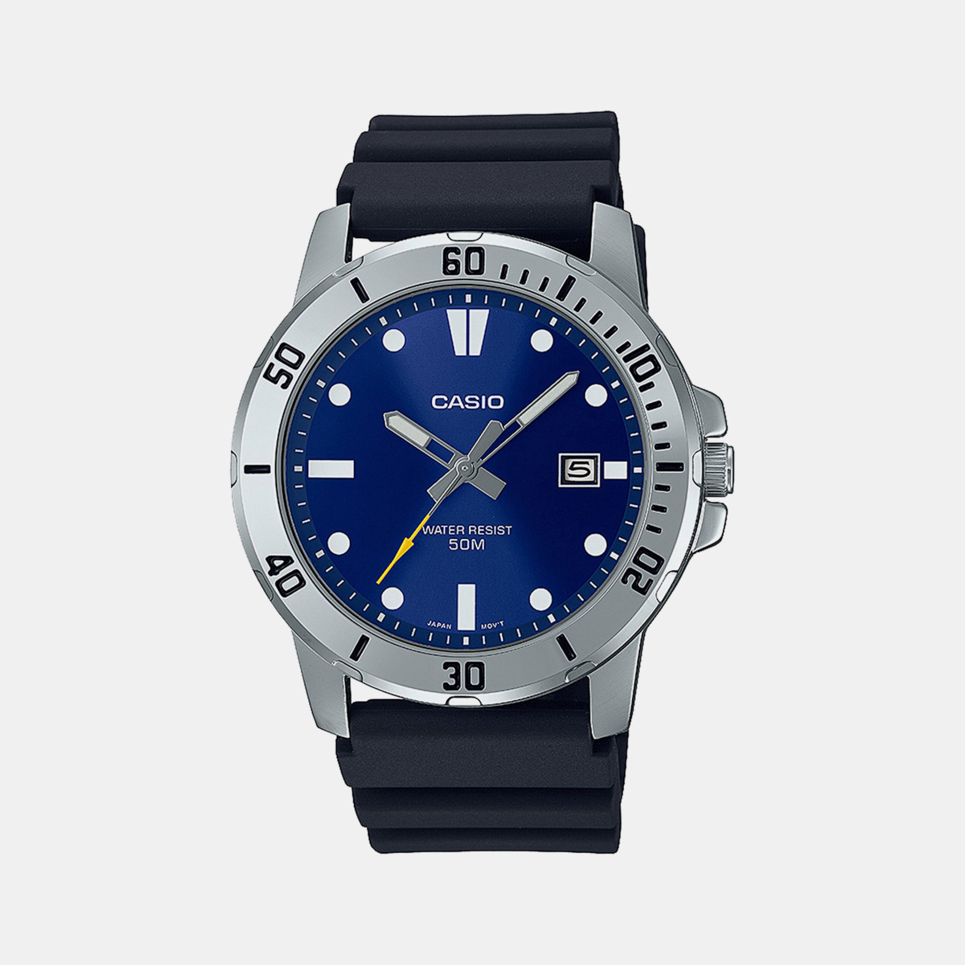 Male Blue Analog Resin Watch A2140