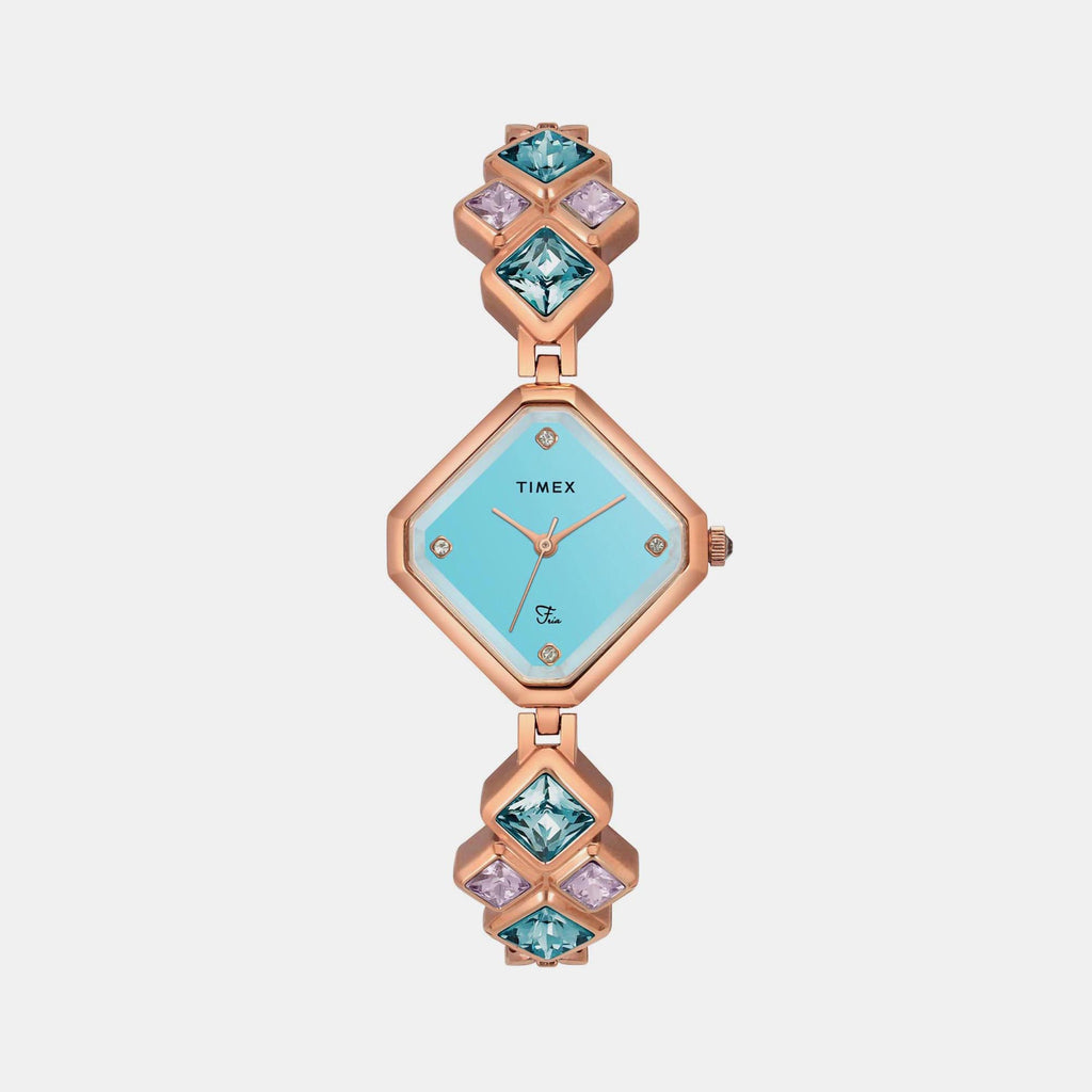 Timex Rhombus Blue Analog watch