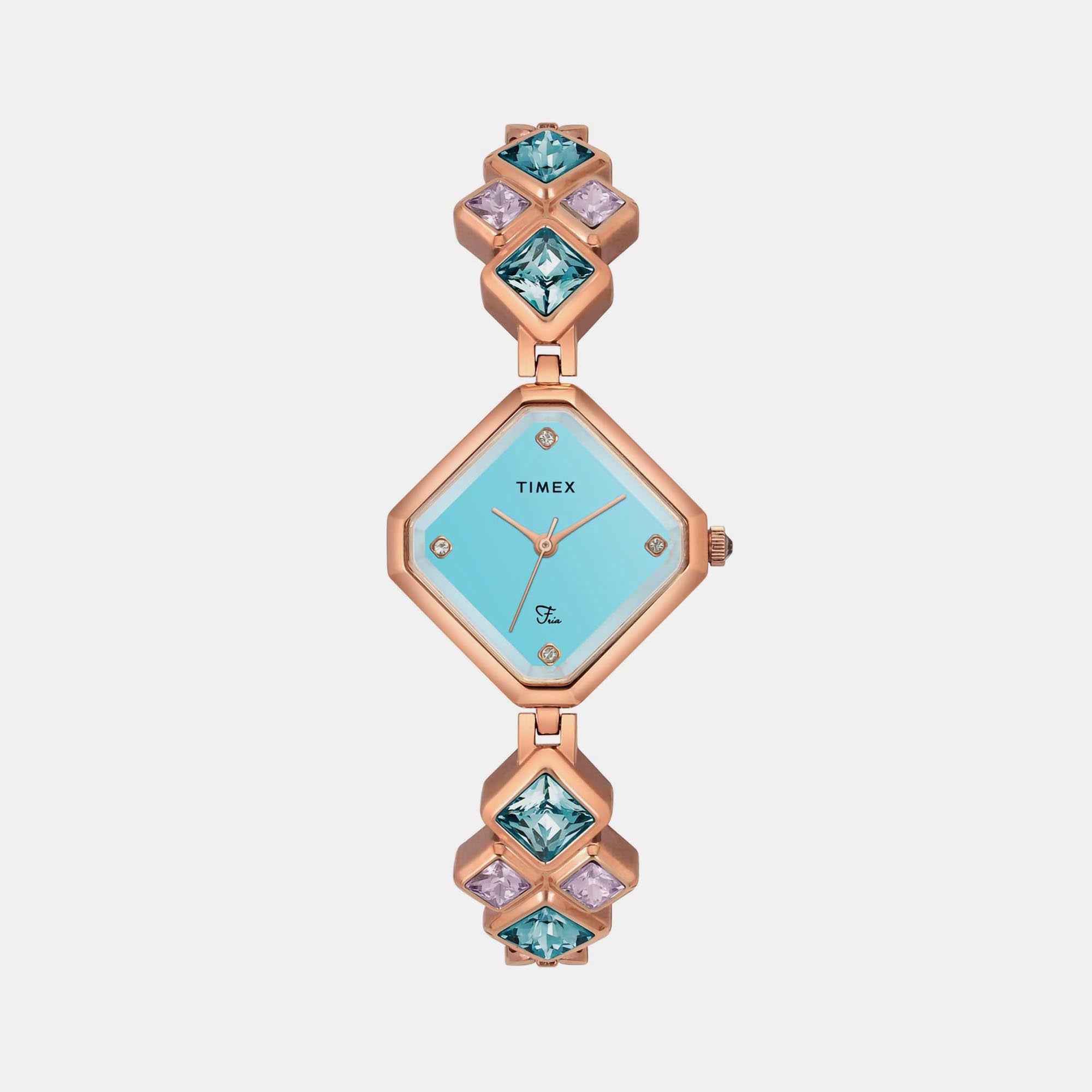 Timex Rhombus Blue Analog watch