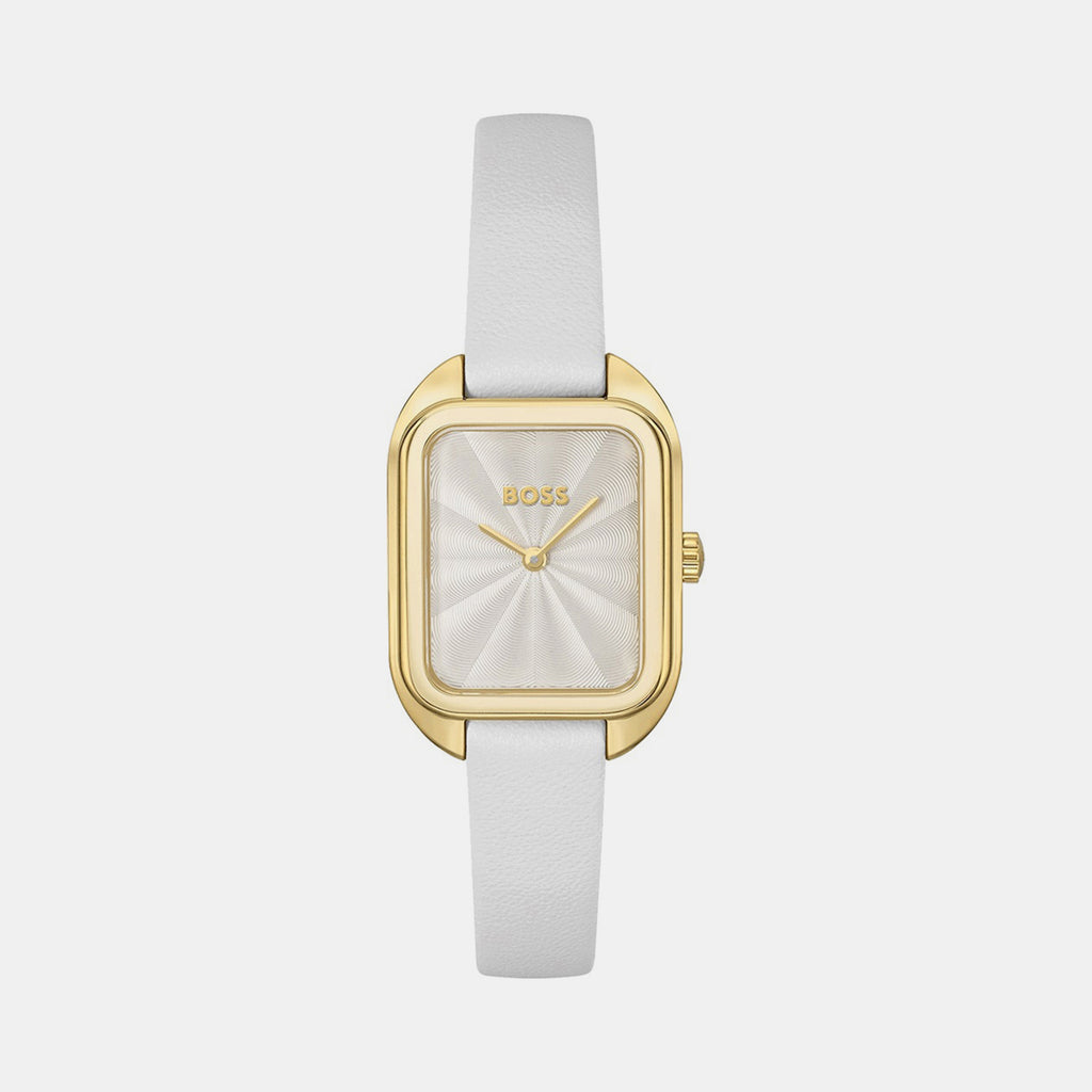 Boss Rectangular Silver Analog watch