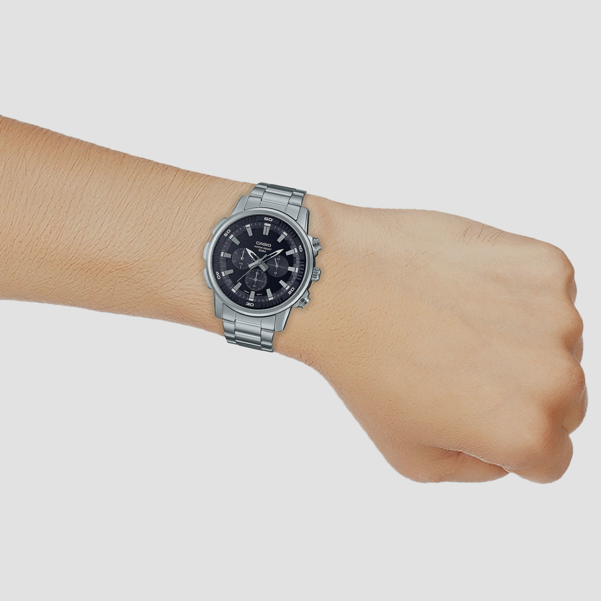 Casio Stainless Steel Black watch