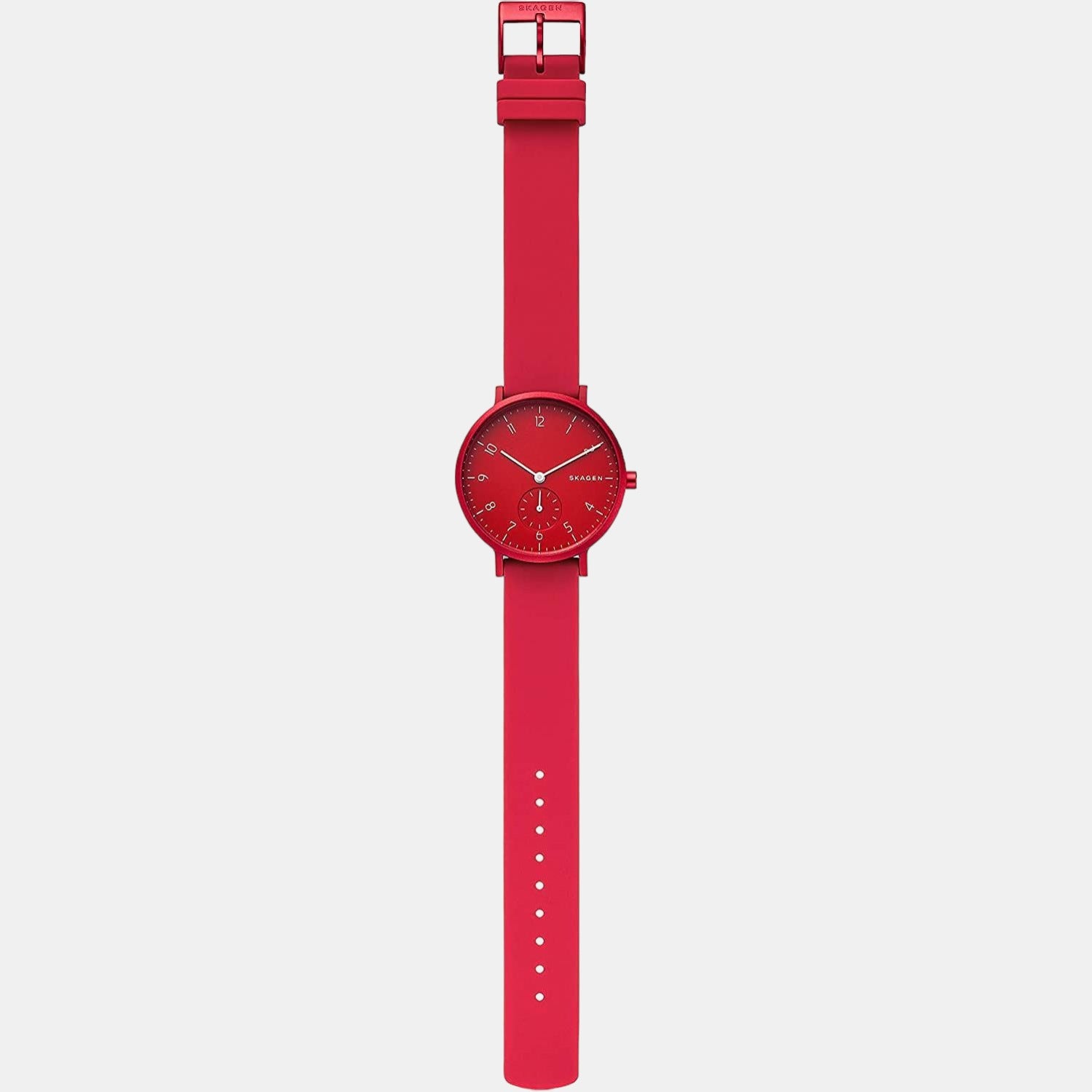 Skagen Women Round Red watch