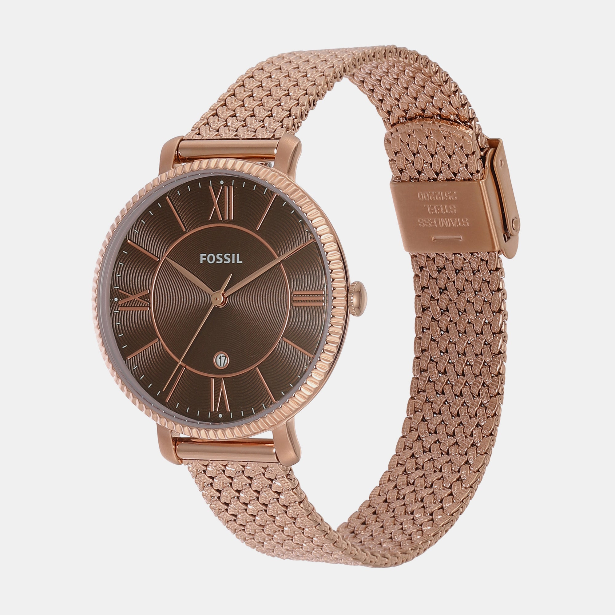 Fossil Women Round Brown watch