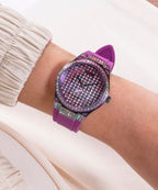 Guess 39 mm Purple Quartz watch