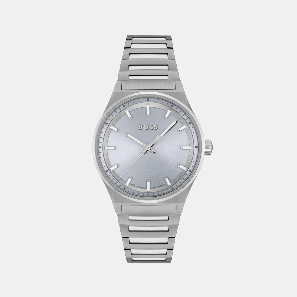 Boss Round Blue Analog watch