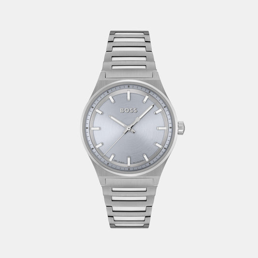 Candor Female Blue Analog Stainless Steel Watch 1502736