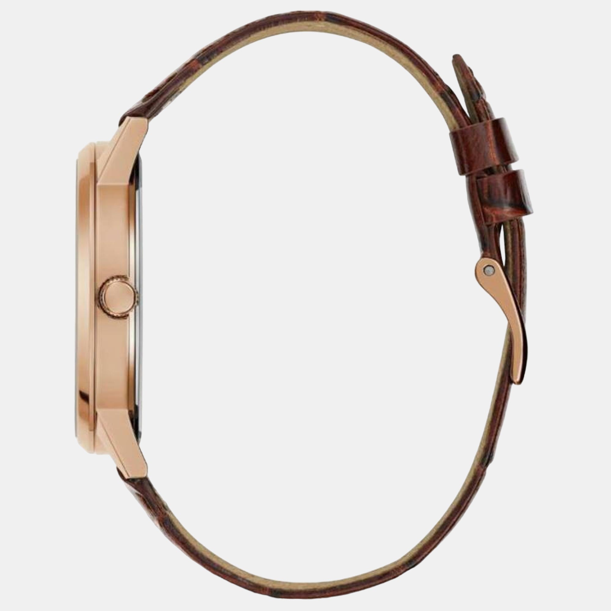 Men Quartz Brown Dial Analog Leather Watch GW0570G2