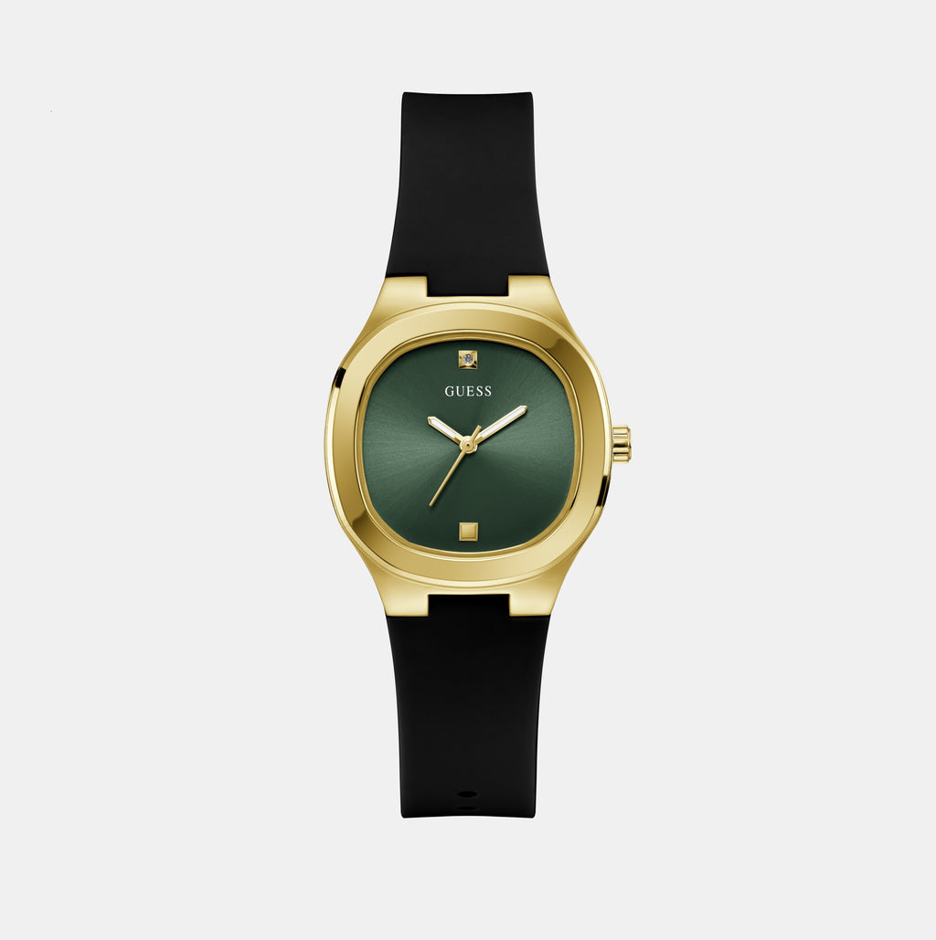 Guess Square Green Analog watch