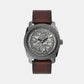 Male Gray Analog Leather Watch ME3254