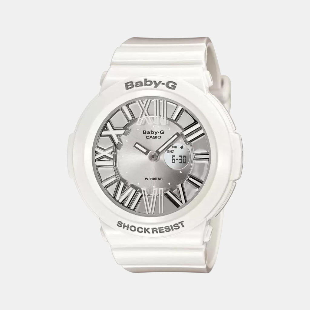 Casio Round Silver Analog-Digital watch
