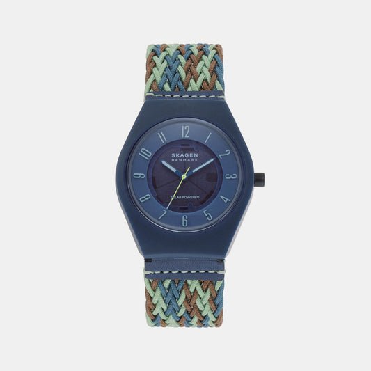 Male Blue Analog Plastic Watch SKW6879