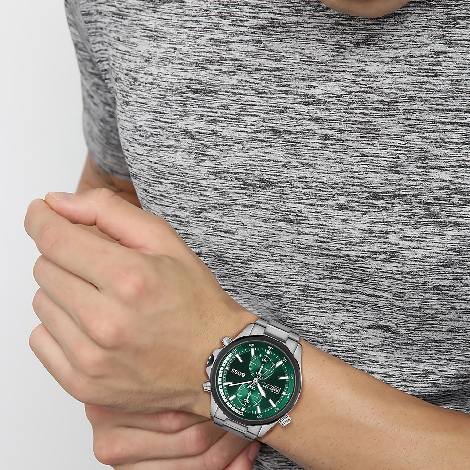 Boss Stainless Steel Round watch